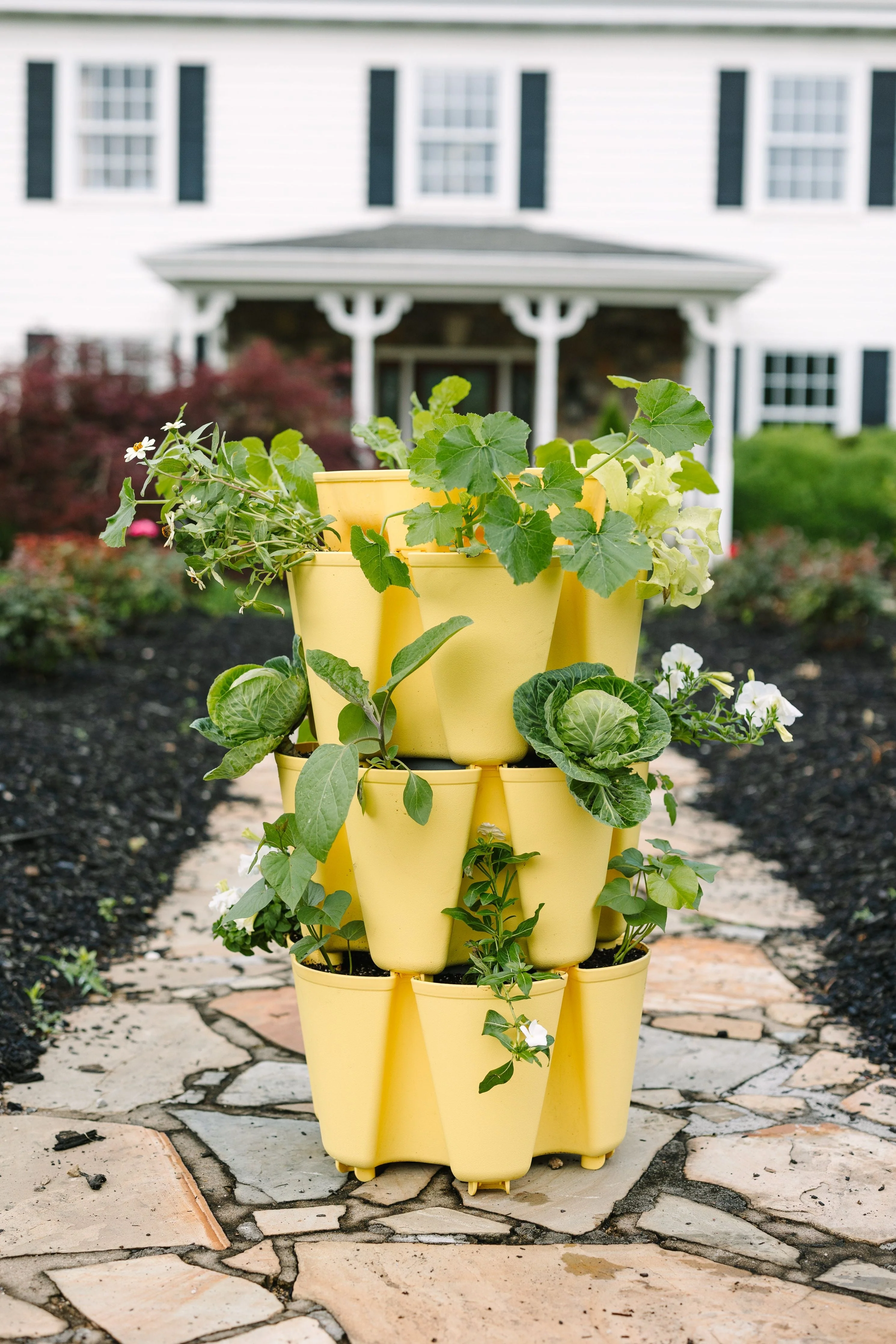 3 Tier GreenStalk Garden Original Vertical Planter - Basic Texture - Image 3