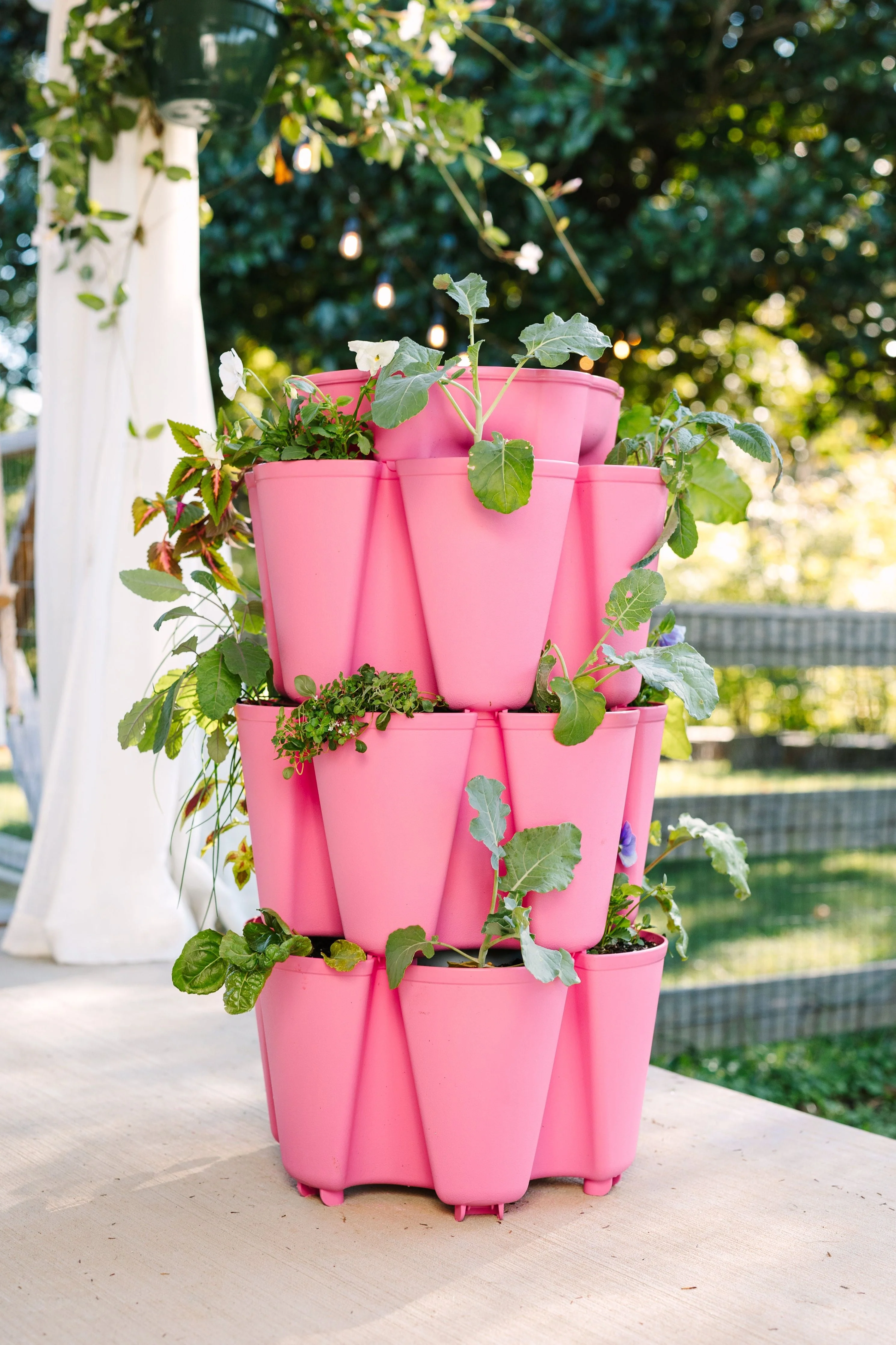 3 Tier GreenStalk Garden Original Vertical Planter - Basic Texture - Image 4