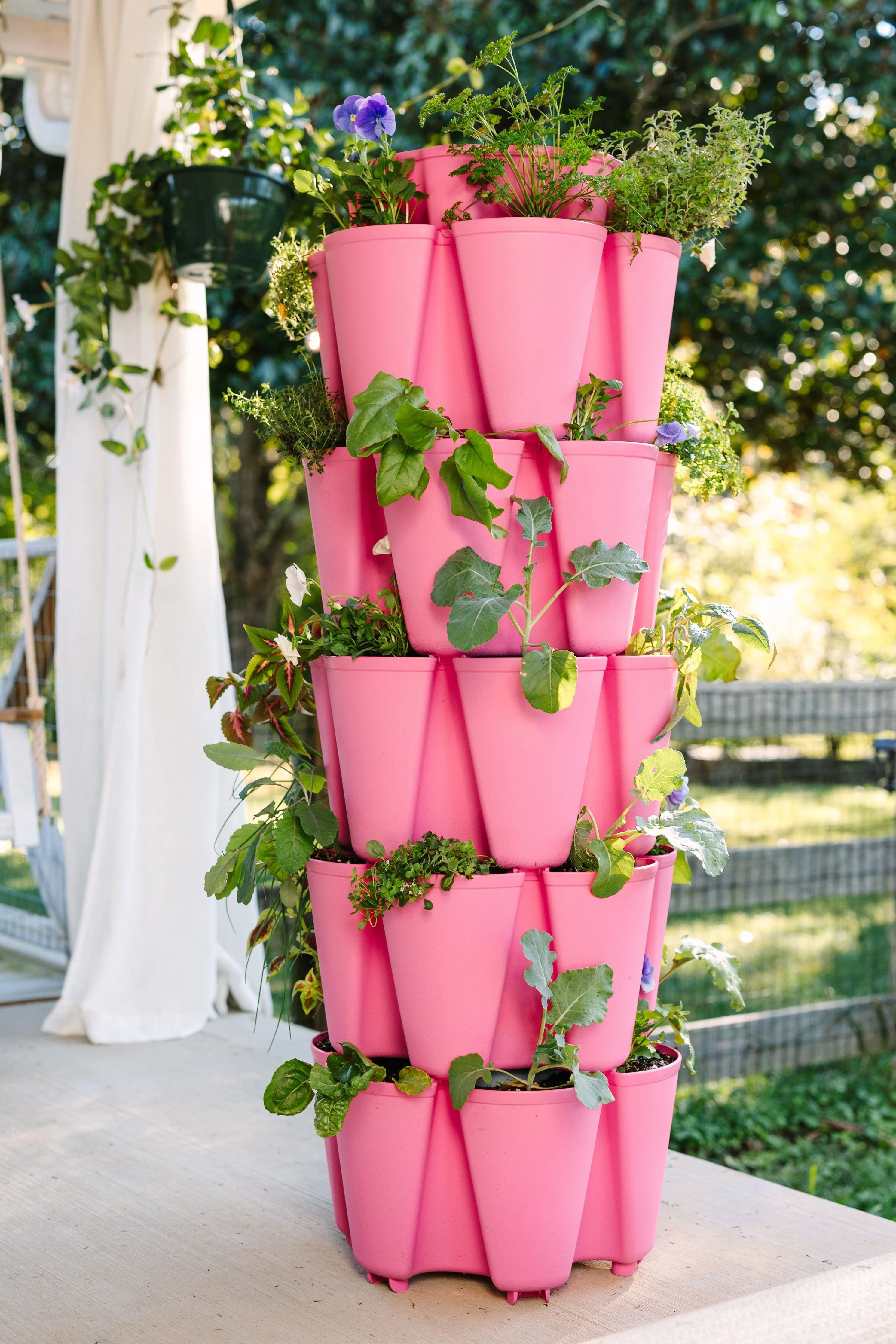 5 Tier GreenStalk Garden Original Vertical Planter - Basic Texture - Image 4
