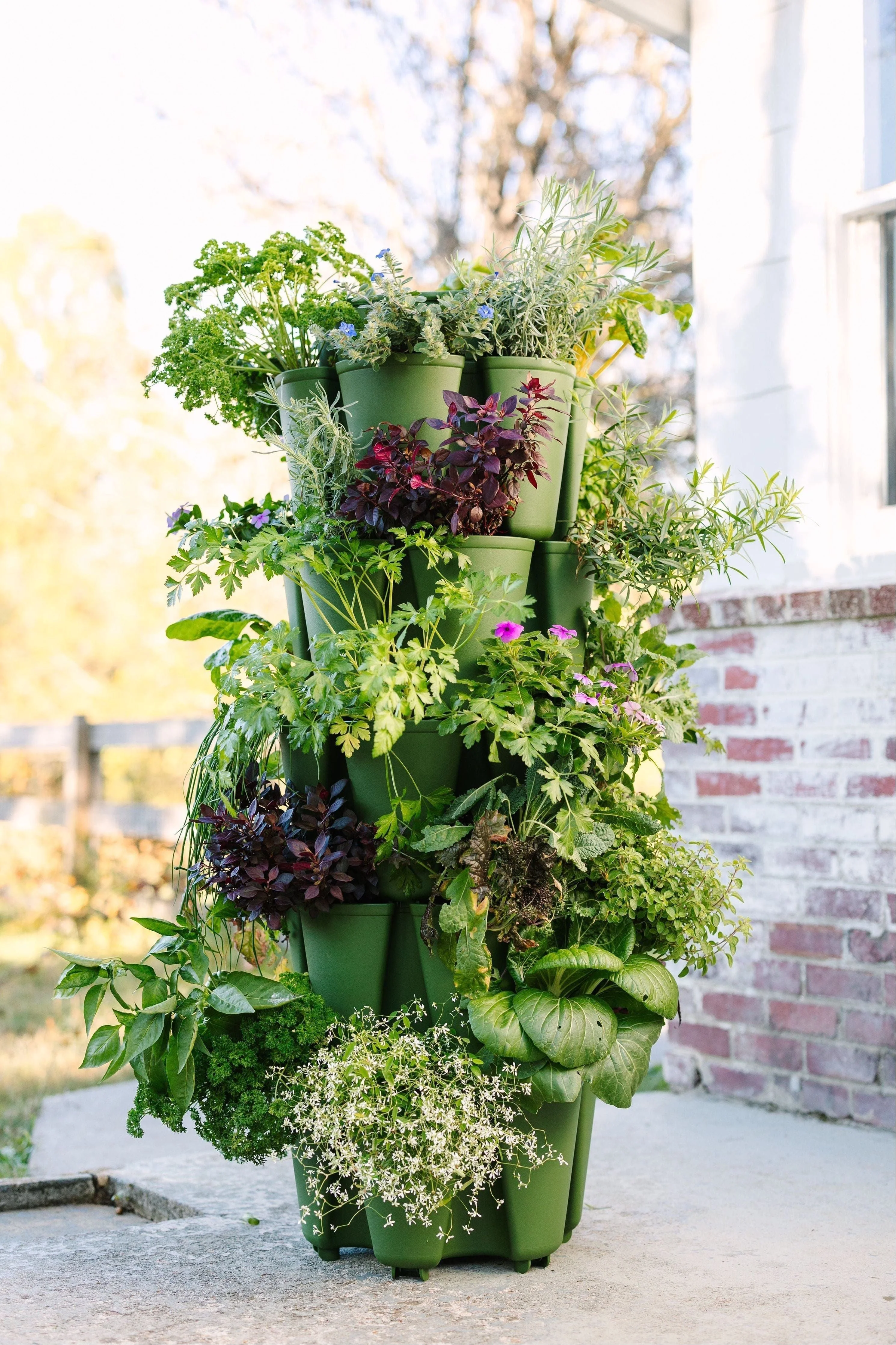 5 Tier GreenStalk Garden Original Vertical Planter - Basic Texture - Image 5