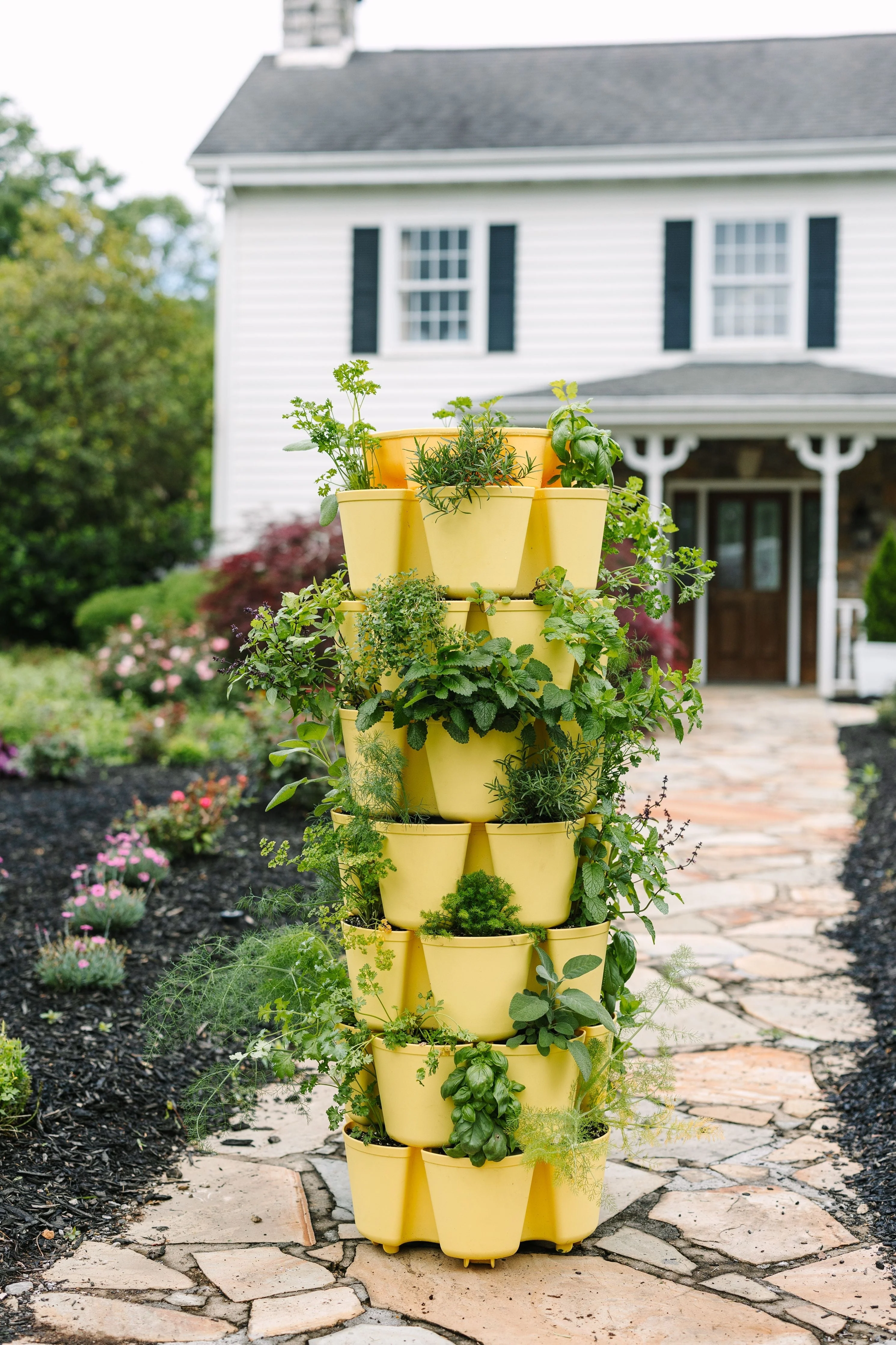 7 Tier GreenStalk Garden Leaf Vertical Planter - Basic Texture - Image 3