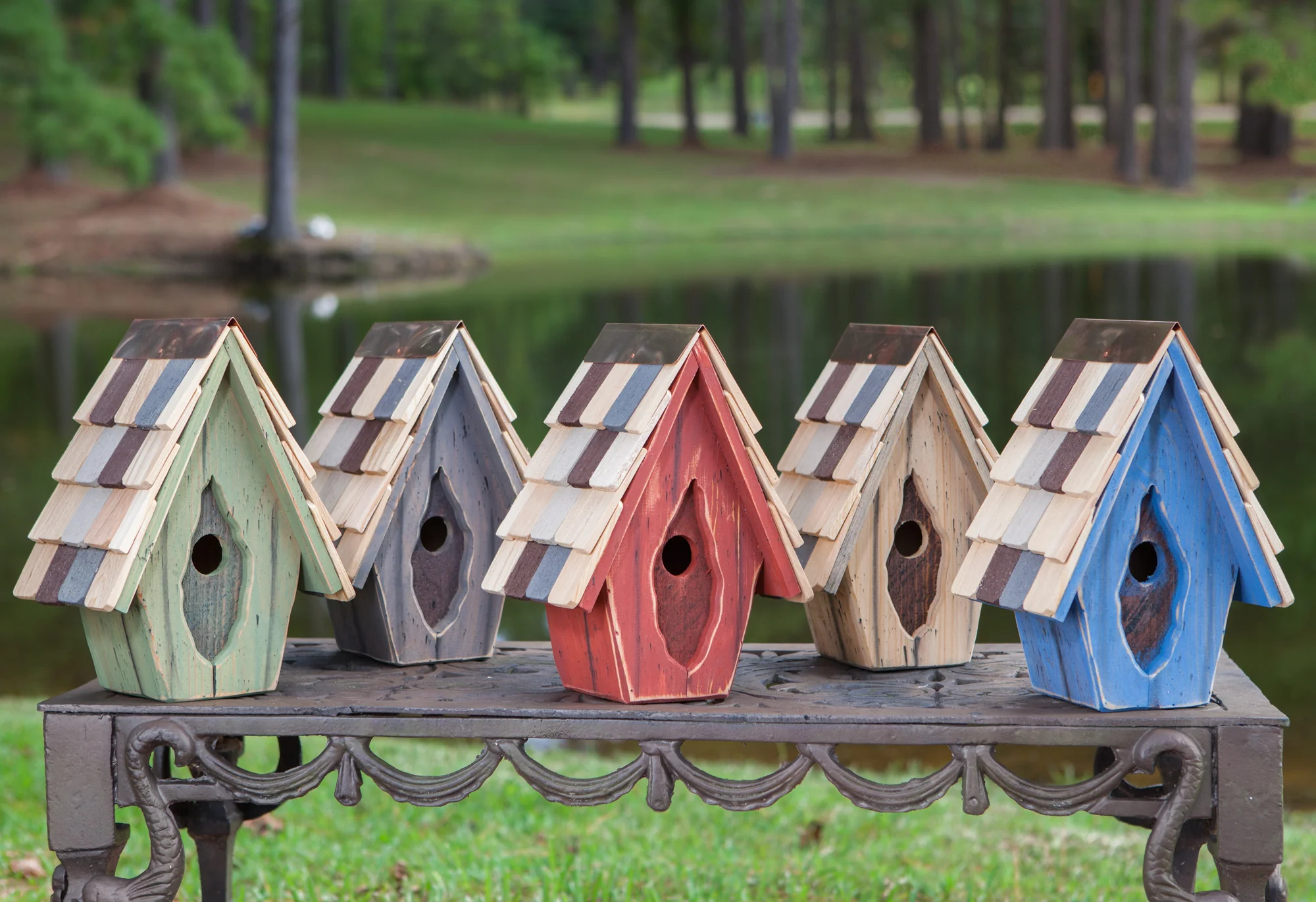 Vintage Wren Birdhouse